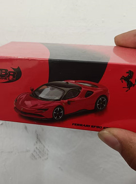 BBR  1：64 红色 法拉利 Ferrari 法拉利 SF90 红色 成人合金车模