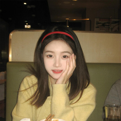 高级洋气高颅顶百搭红色头饰