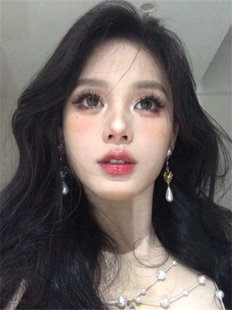 耳钉高级感耳夹潮 YFEIFEIE宫廷少女超仙冷淡风耳环女晚宴珍珠长款