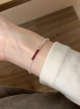 新中式水晶手链女秋冬绝美手串