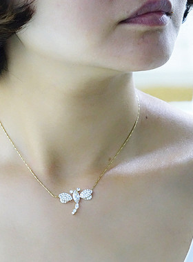 璀璨水晶短款挂件新光饰品包邮