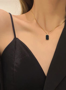 2023新款钛钢项链女轻奢小众