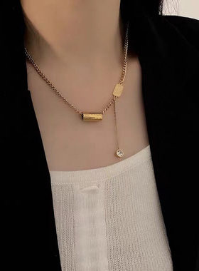 钛钢流苏小蛮腰项链04