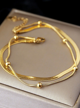 简约轻奢手链子女款性感网红配饰