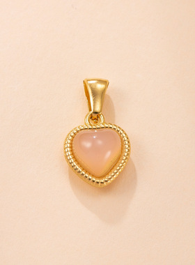 单吊坠复古不锈钢项链