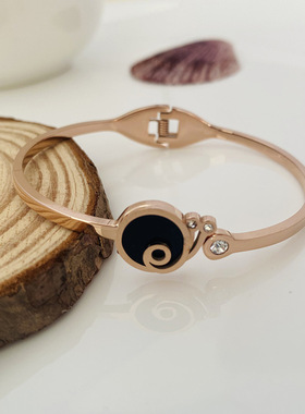 韩版玫瑰金蜗牛手镯62