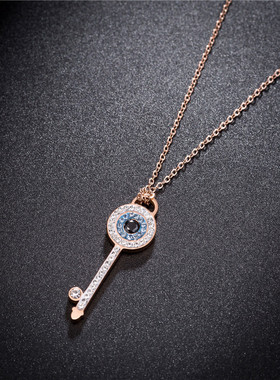 新款恶魔眼钥匙项链00