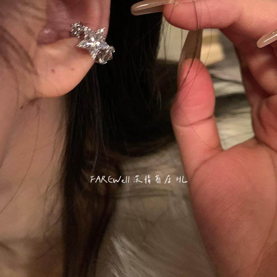 日韩星星耳夹独特耳骨夹