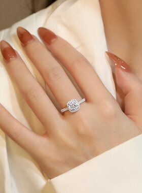 小方糖微镶满钻戒指2026新爆款