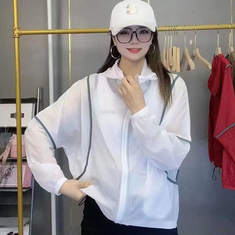 短款外套女春秋薄款防晒衣防紫外线透气2023年夏季新款女士棒球服