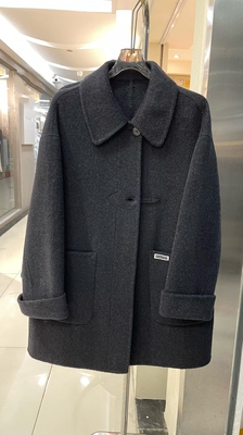 2025秋冬双面羊绒大衣中长款羊毛呢大衣商场同款时尚女装韩版外套