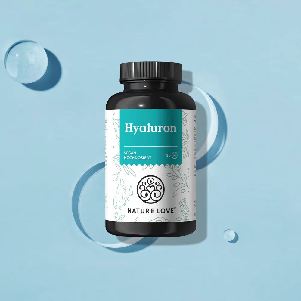德国NatureLove进口玻尿酸锌胶囊内服深层皮肤补水保湿90粒