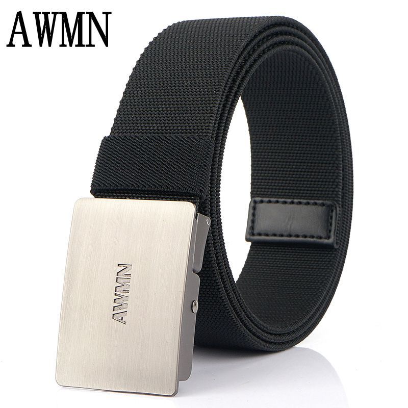 帆布腰带澳威美牛帆布弹力休闲
