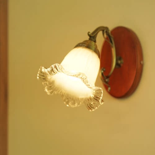 水晶玻璃法式室内电视墙壁灯