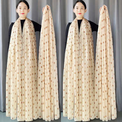 新款女士高档丝巾冬季时尚超大保暖围巾洋气长款纱巾网红沙滩披肩