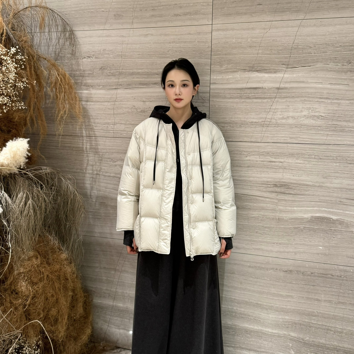 七七牌90白鸭绒羽绒服软糯充绒轻盈保暖羽绒服(含90白鸭绒)DT820