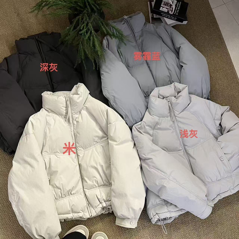 七七冬上新四面弹净版宽松休闲保暖羽绒服外套2503SY