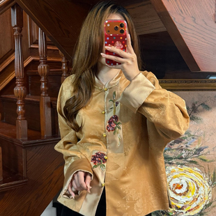 七七设计老钱新中式桑蚕丝香云纱短外套(不含下装+配饰)YS1-t668