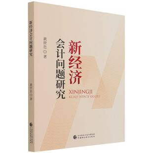 正版书籍 新经济会计问题研究黄世忠中国财政经济出版社经济会计学文集普通大众人天书店畅销书排行榜
