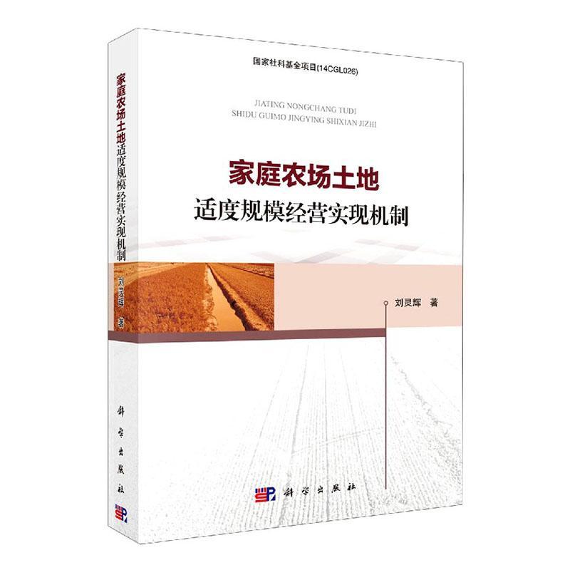 家庭农场土地适度规模经营实现机制 刘灵辉 家庭农场规模化经营研究中国 经济书籍
