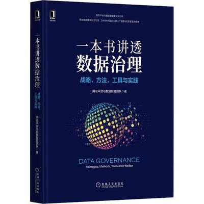 一本书讲透数据治理:战略、方法、工具与实践:strategies, methods, tools and pra 用友台与数据智能团队 数据管理 工业技术书籍