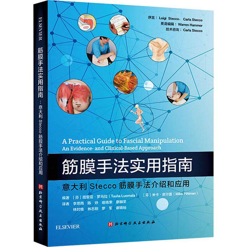 筋膜手法实用指南:意大利Stecco筋膜手法介绍和应用 图里亚·罗马拉   医药卫生书籍