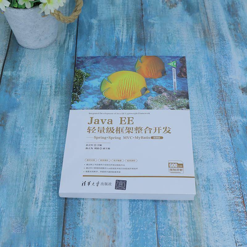 正版书籍 Java EE轻量级框架整合开发:Spring+Spring MVC+MyBatis:微课彭之军清华大学出版社计算机与网络  人天书店畅销书排行榜