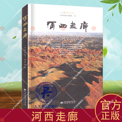 河西走廊书 CCTV纸上纪录片视频陆上丝绸之路彩图历史讲解旅游攻略指南文化敦煌壁画故事莫高窟中国西部历史人文自然华夏文明书xj