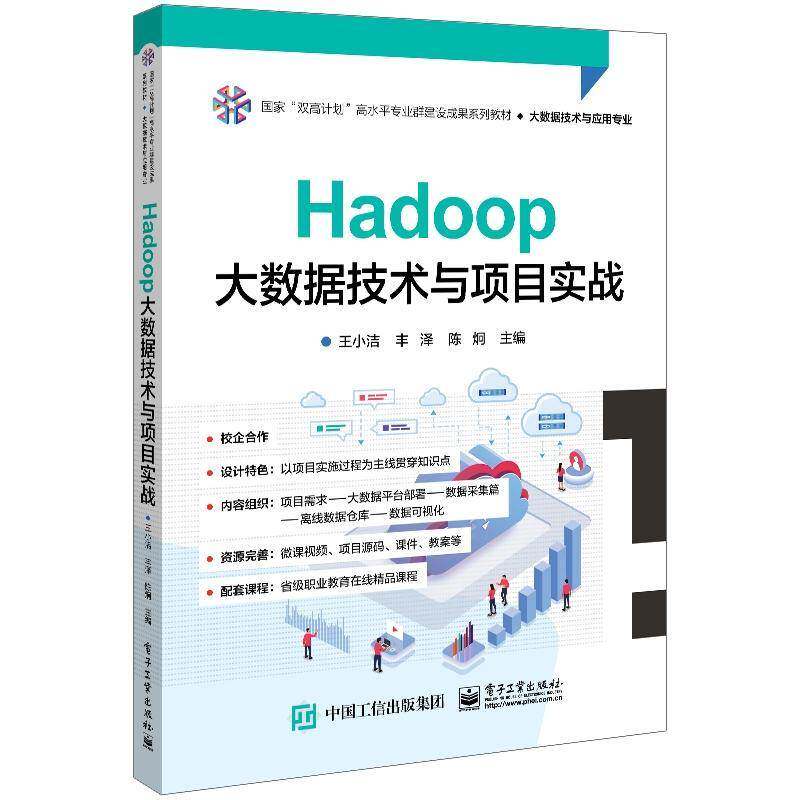 正版书籍 Hadoop大数据技术与项目实战王小洁电子工业出版社工业技术  人天书店畅销书排行榜