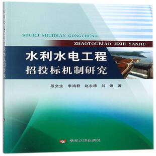正版书籍 水利水电工程招投标机制研究段文生黄河水利出版社工业技术水利水电工程招标研究中国 人天书店畅销书排行榜