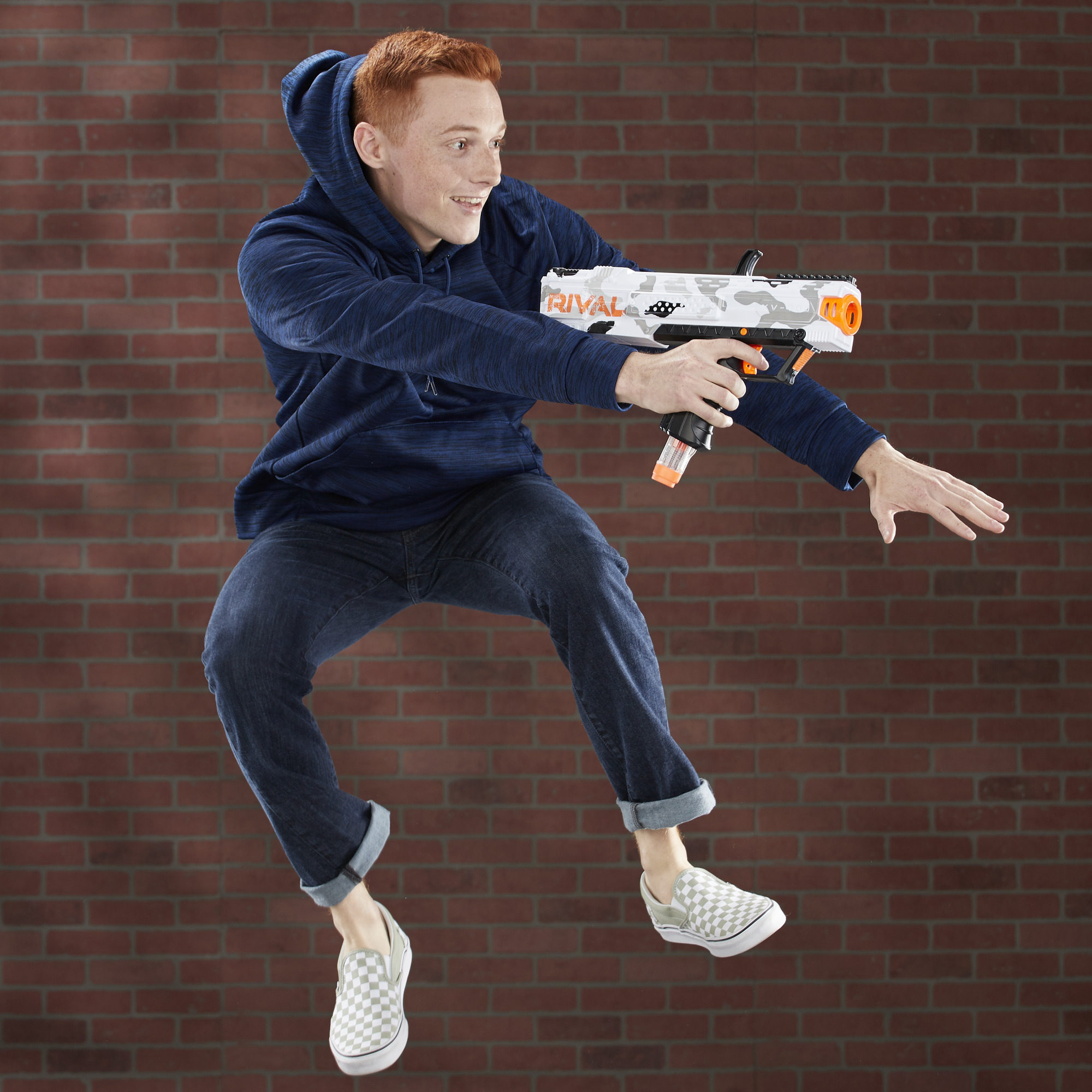 nerf热火竞争者迷彩阿波罗软弹发射器沃尔玛限定7球儿童玩具枪