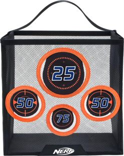 孩之宝Nerf热火Elite精英便携式训练靶子收纳筐标靶软弹枪配件