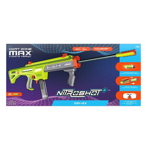 预Dart Zone pro Nitroshot MK-4X高性能短弹软弹发射器玩具枪
