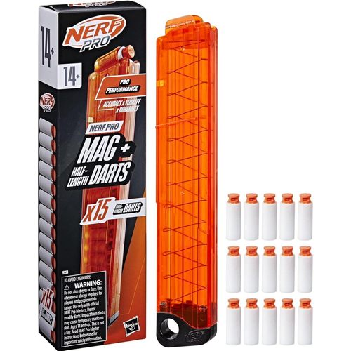 孩之宝Nerf热火Pro短弹弹夹狂潮寄送者配件短弹发射器儿童玩具枪