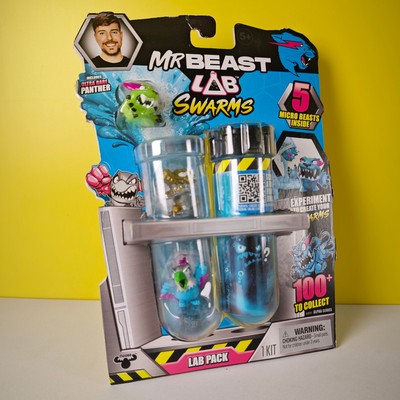 MrBeast Lab5装鲨鱼试管试验瓶科学怪人黄金宝藏儿童盲盒玩具