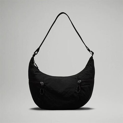 澳洲加拿大直邮lulu slouchy bag牛角包斜挎包饺子包瑜伽包运动包