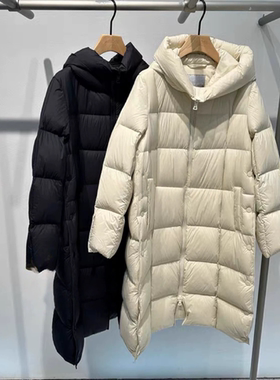 艾诺丝2025冬新款专柜正品国内代购连帽羽绒服外套女004166-2580