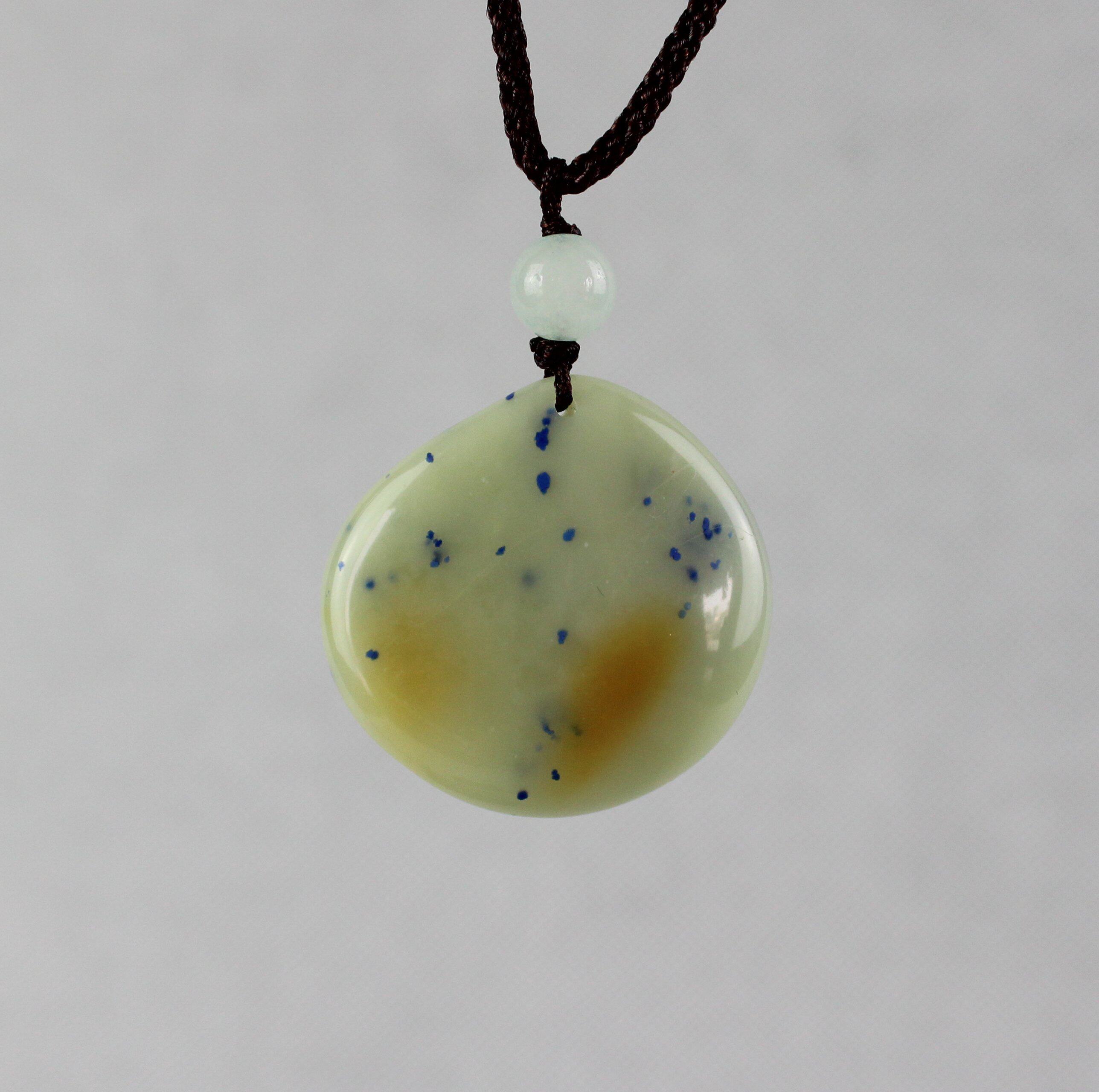 蓝星冻石挂件吊坠精品天然a货青田奇原玉雕美容装颈饰友羊礼包邮