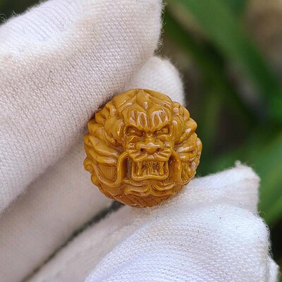 紫金鼠菩提子1龙珠雕刻单籽