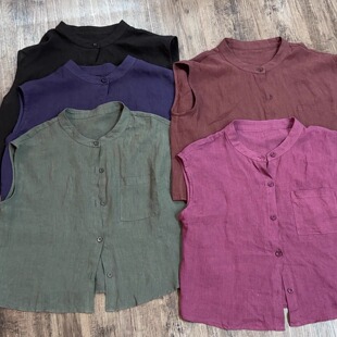 胸围110左右 衣长50 亚麻小个子洋气显瘦开衫 808新款