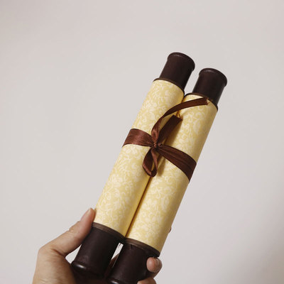 新年小挂轴小卷轴表演道具