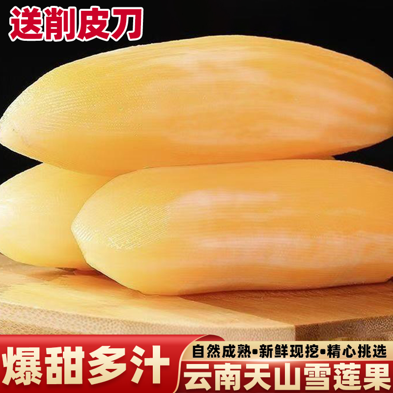 云南天山雪莲果新鲜现挖现发