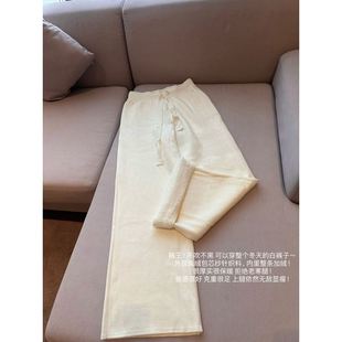 厚实内里加绒软乎乎针织裤 秋冬款 保命神裤 阔腿裤 拒绝老寒腿