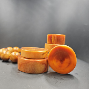 琥珀木手串原木块东北长白山松明子透光手把件底座手链佛珠坠玉化