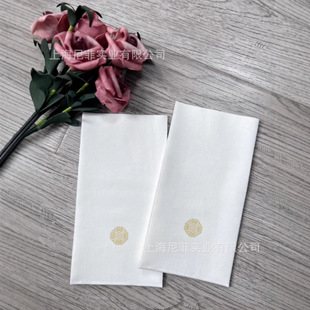 白色无尘纸  广告纸巾 图案外卖汉堡奶茶店正方形纸巾