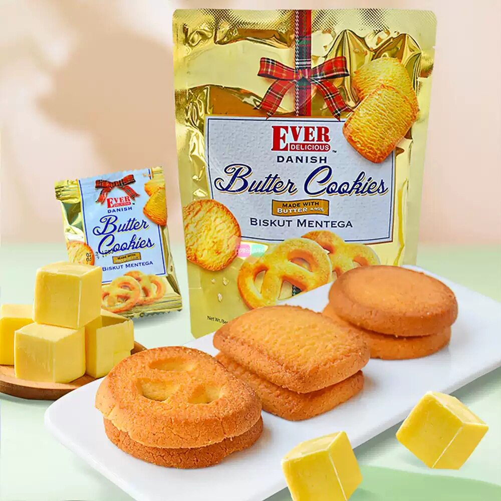 马来西亚原装进口零食小吃点心早餐饼干糕点哒司黄油曲奇饼干袋装
