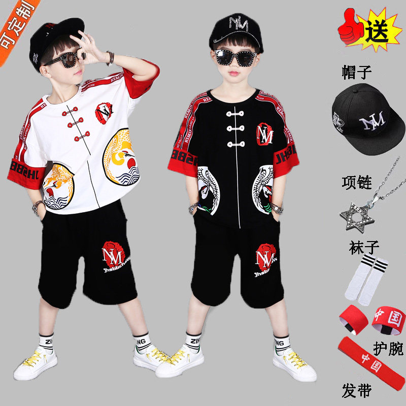 六一儿童演出服2026新款男童走秀唐服中国风广西三月三民族服装