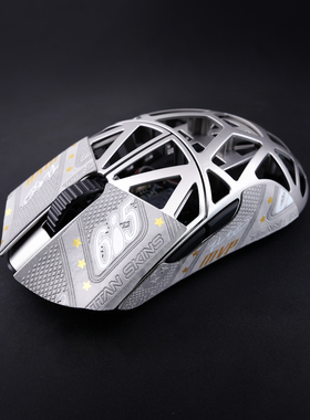 泰坦国度适用于万灵花兽/mini wlmouse镁铝蜥蜴皮鼠标防滑贴定制