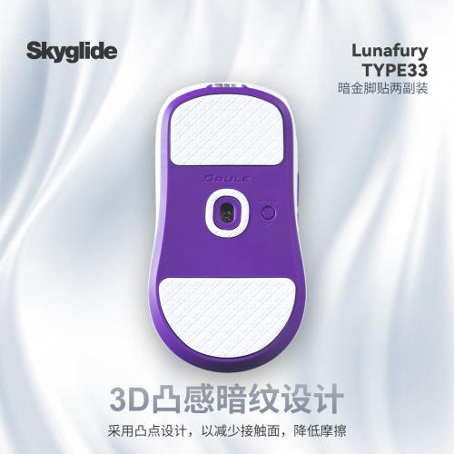 暗金脚贴适用于LUNAFURYTYPE33