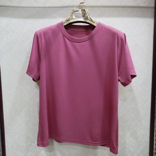 减龄百搭妈妈装 女士上衣时尚 T恤2025年夏款 富千金2519中老年短袖